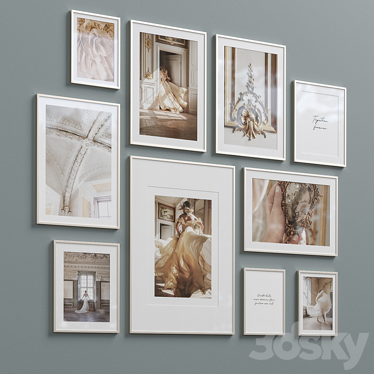 Interior Picture Frames Set-69 3DS Max - thumbnail 2