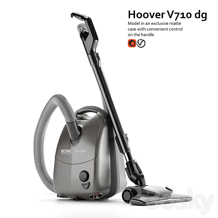 Vacuum cleaner BORK V710 dg 3D Model