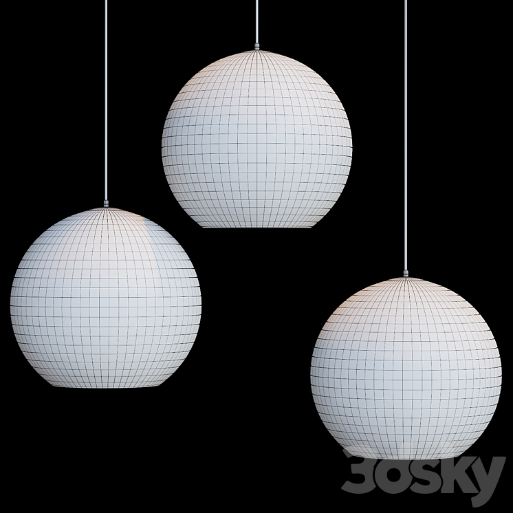 Fort Knox Mini Pendant Light 3D Model