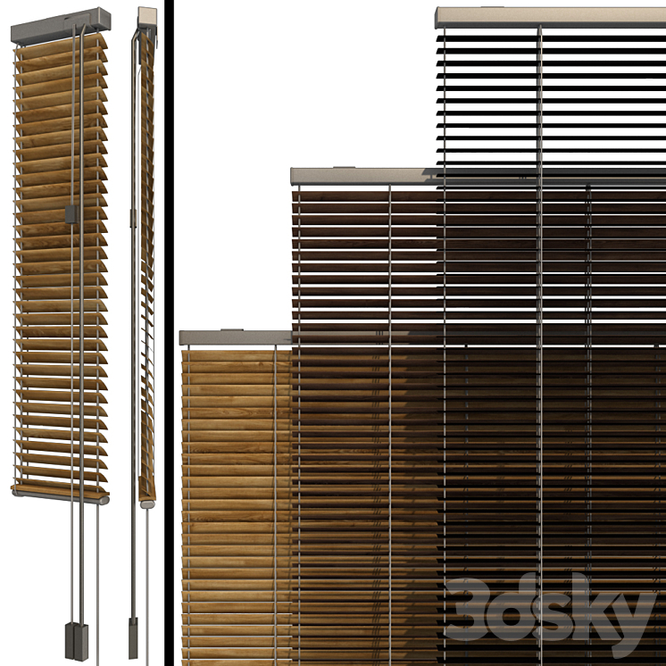 Shutter for windows and doors 3D Model