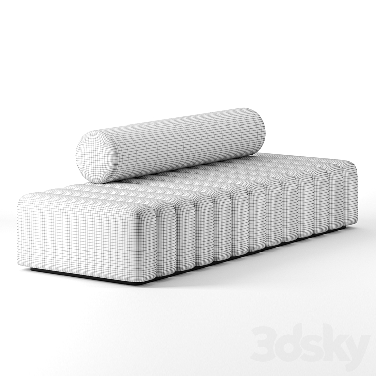 New moon couch by MurrMurr 3D Model