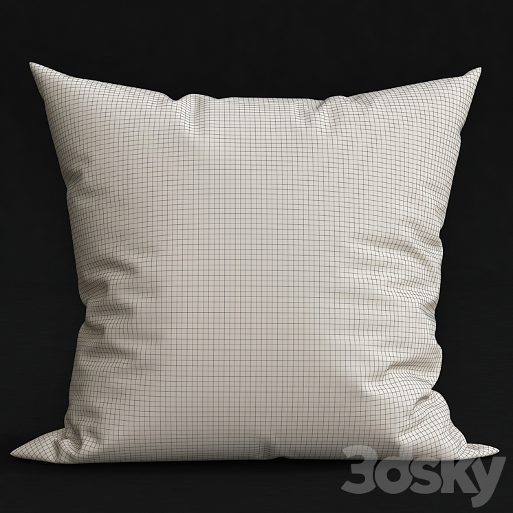 Decorative Pillows v003 3D Model