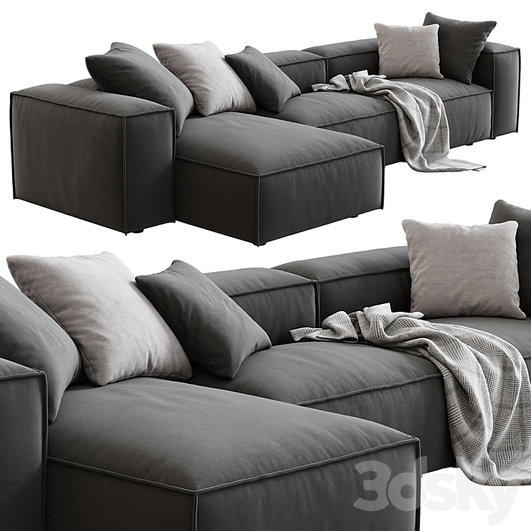 Dall'Agnese / Comfort Corner Sofa 3D Model