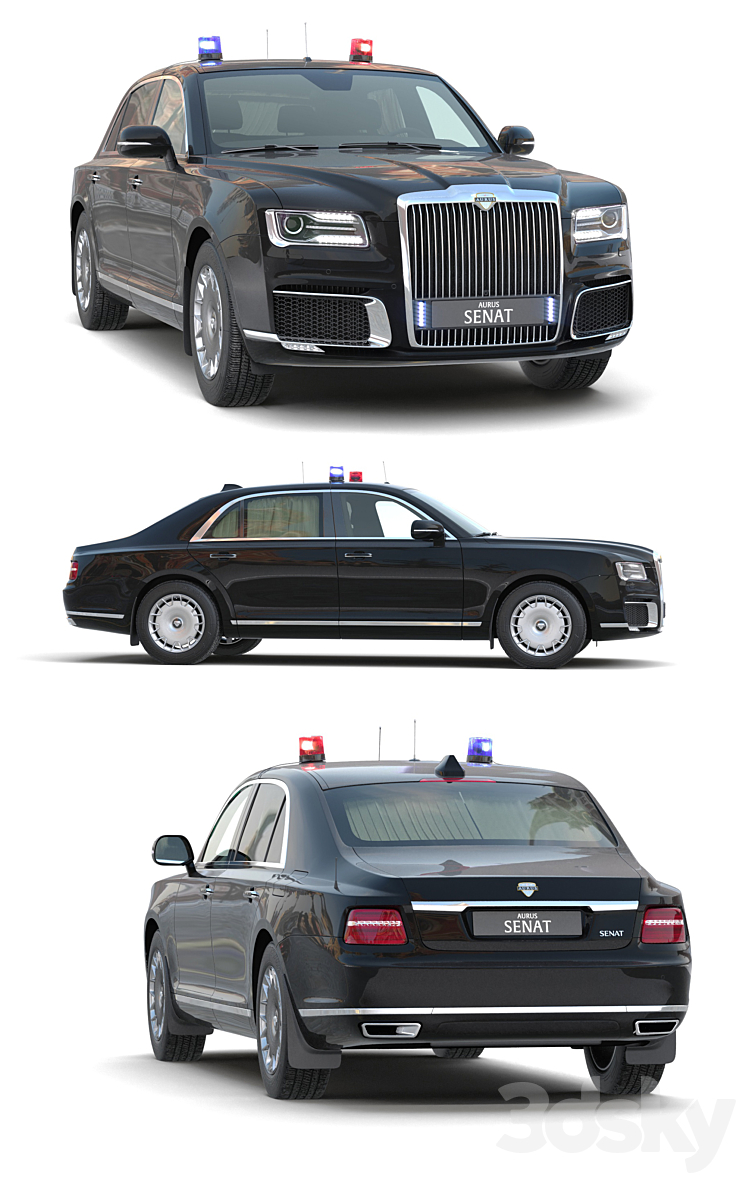 AURUS Senat 3D Model