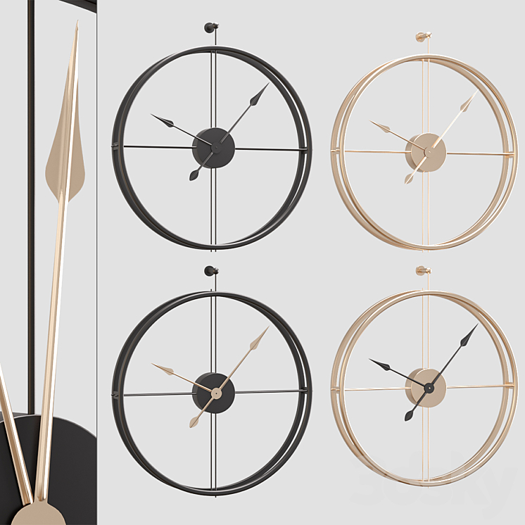 Wall clock from Aliexpress 3D Model