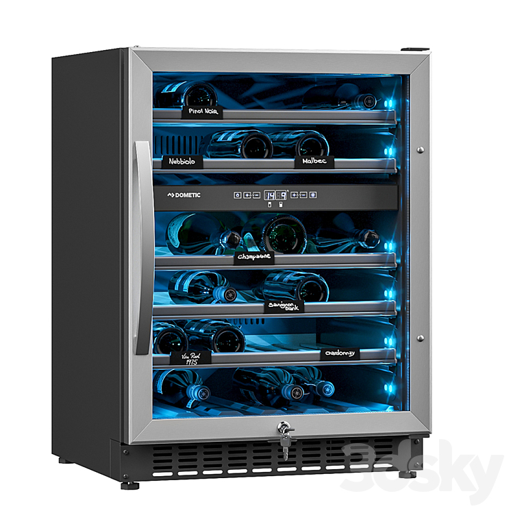 Wine cabinet DOMETIC MaCave S46G 3DS Max - thumbnail 1