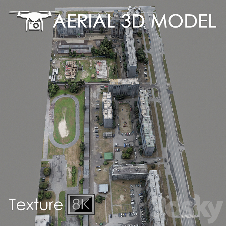 Residential area 91 3D Model
