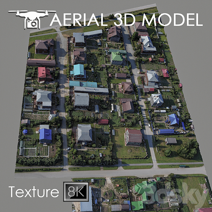 Residential area 86 3DS Max - thumbnail 1