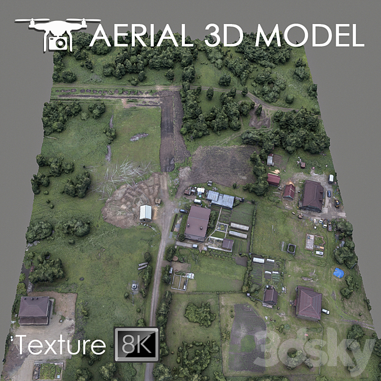 Residential area 70 3D Model