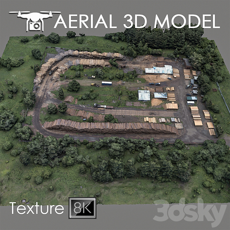 Industrial zone 59 3D Model