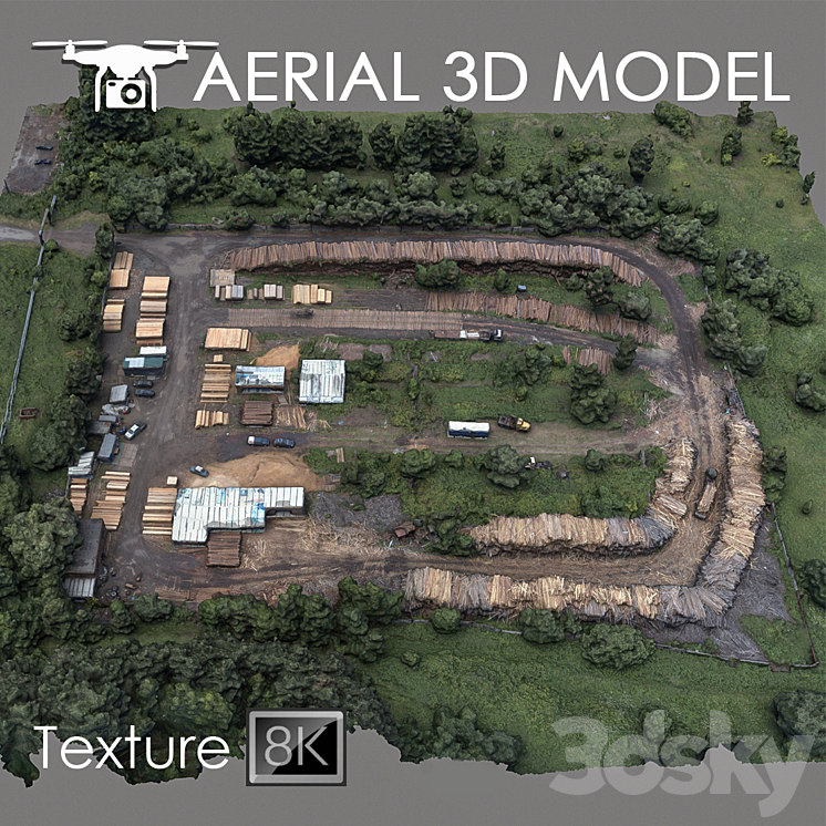 Industrial zone 59 3D Model
