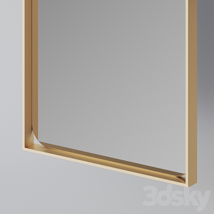 Aosta Arch Floor Mirror by Crate and Barrel Mirror 3D model