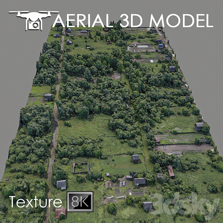 Residential area 55 3D Model