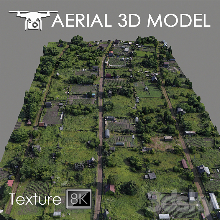 Residential area 51 3D Model