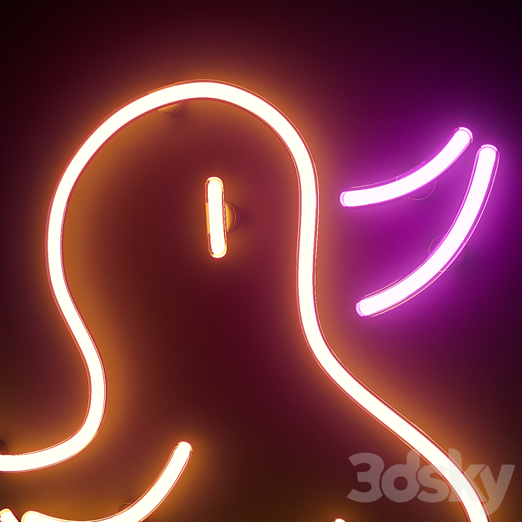 Neon Set 9 3D Model