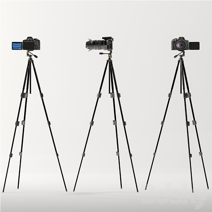 canon 750d 3D Model Free