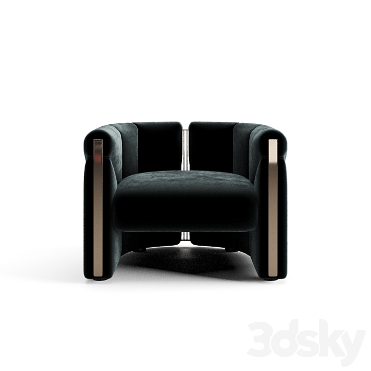 Visionnaire Armchair Petra 3D Model