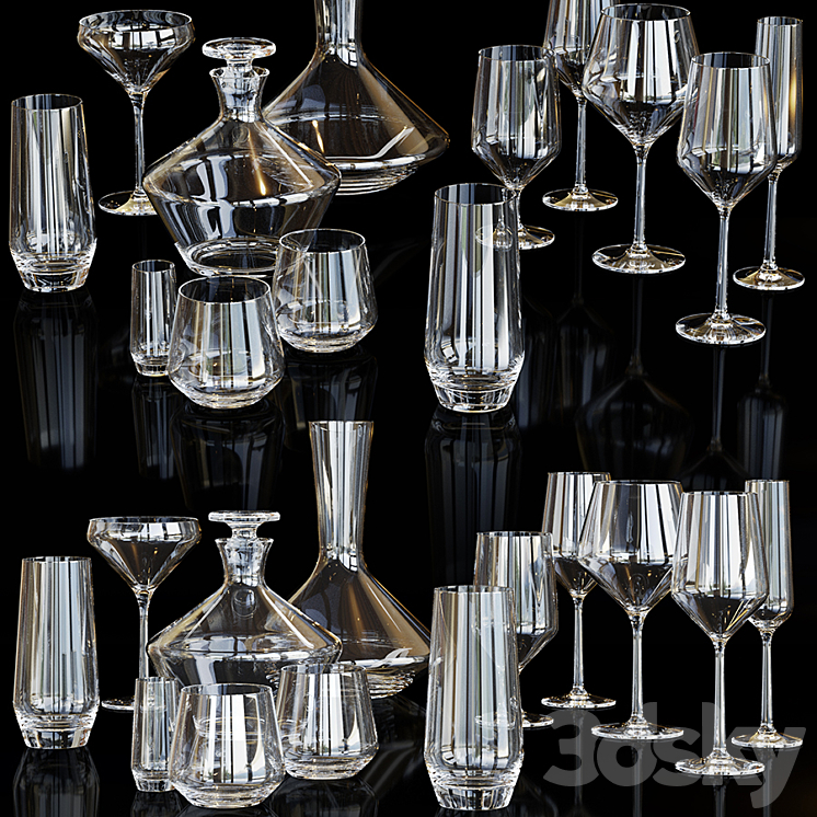 Crate and Barrel \/ Tour Drinkware 3DS Max - thumbnail 1