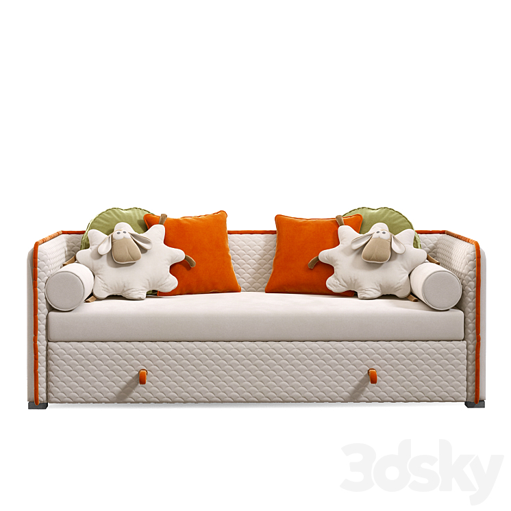 Children's folding sofa BARASH\/ Iriska 3D Model Free