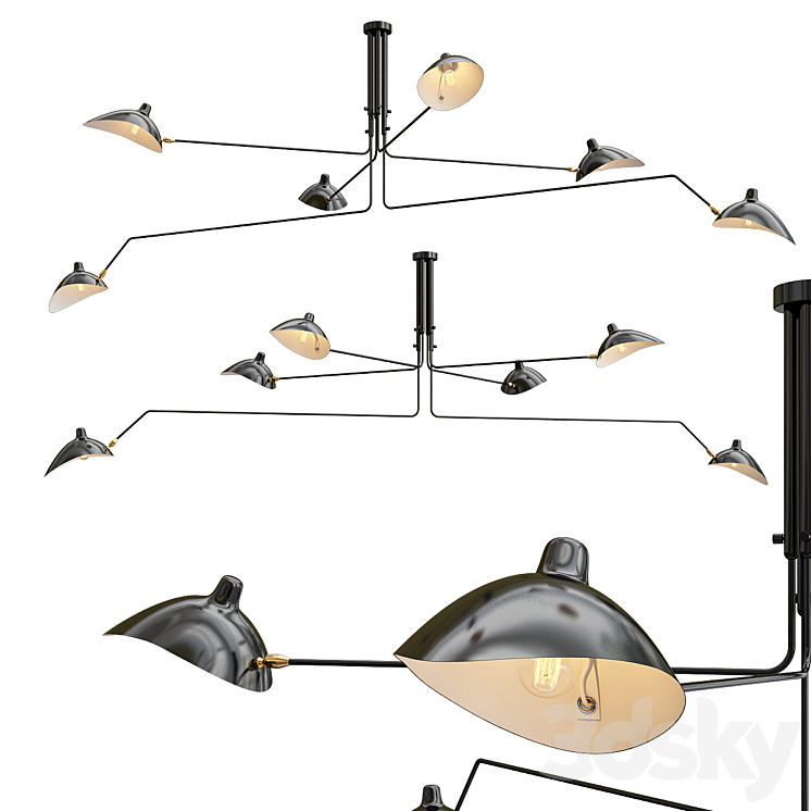 Tabes lamps collection 3D Model