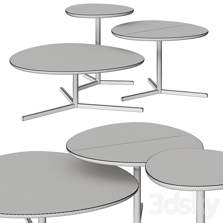 Sicis Pick Coffee Tables 3D Model