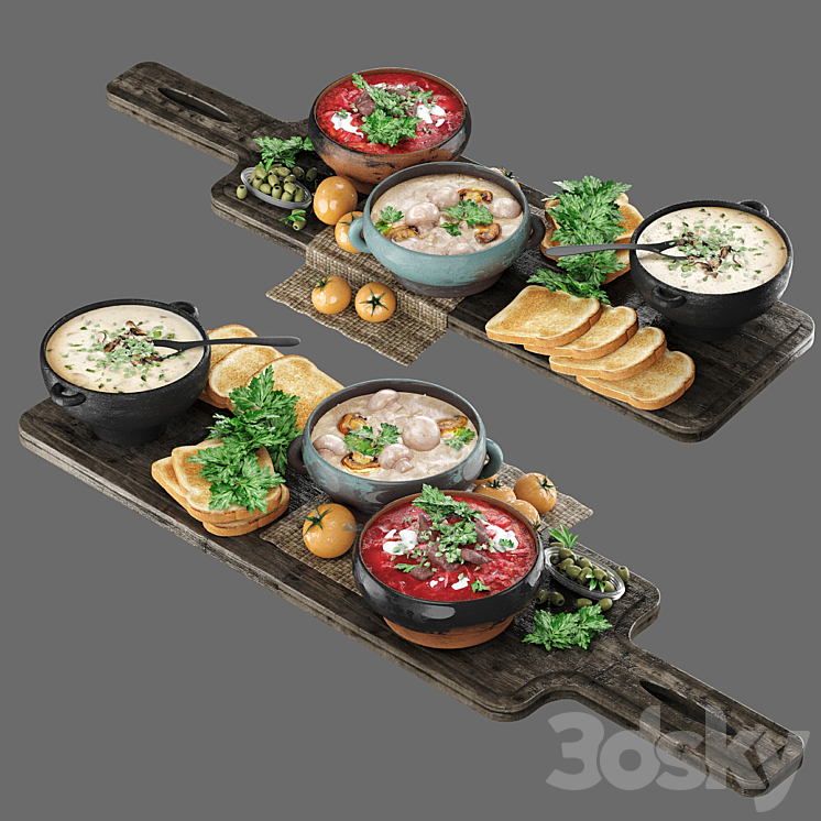 food soup 3D Model