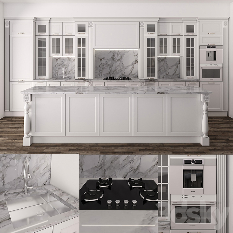 kitchen-set-08 - Kitchen - 3D model