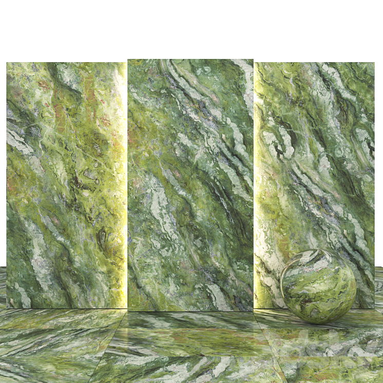 Irish Green Marble 3D Model