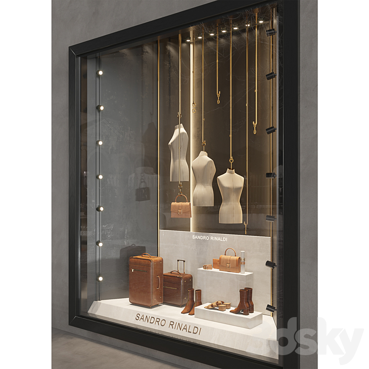 Shop_Window_03 3D Model