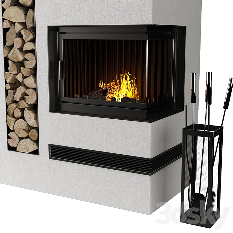 Fireplace 3D Model