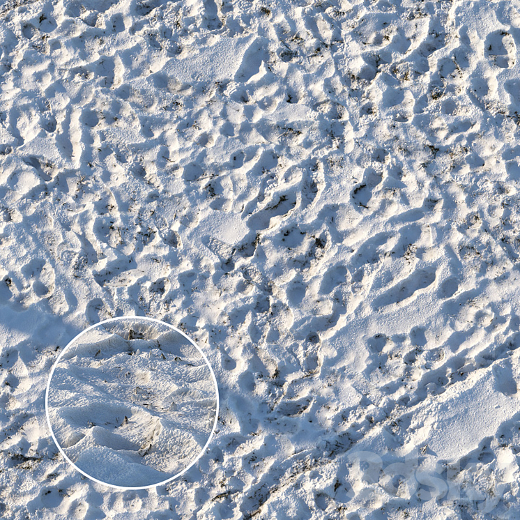 Grass under the snow (material) 3DS Max - thumbnail 1