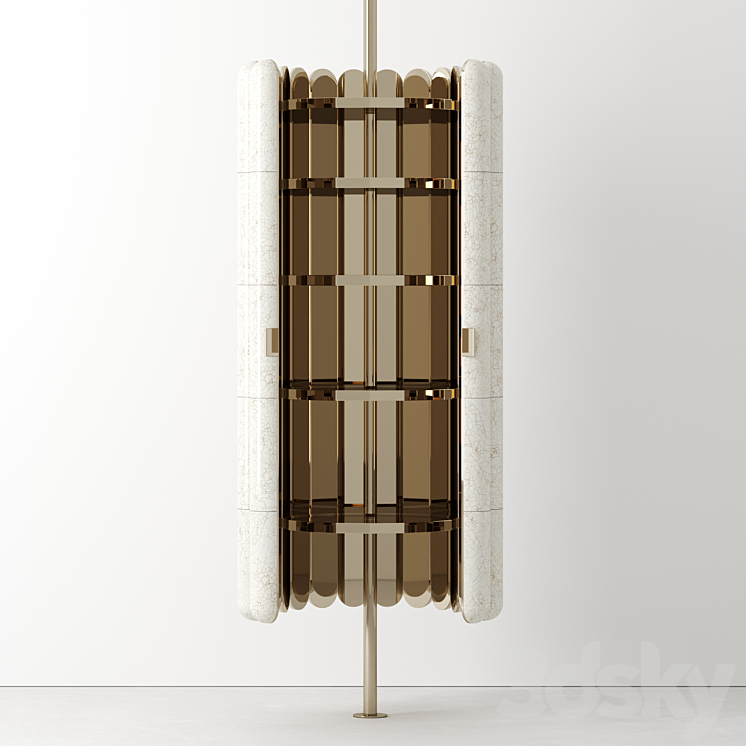 Raku-Yaki Cabinet Bar by Emmanuelle Simon 3D Model