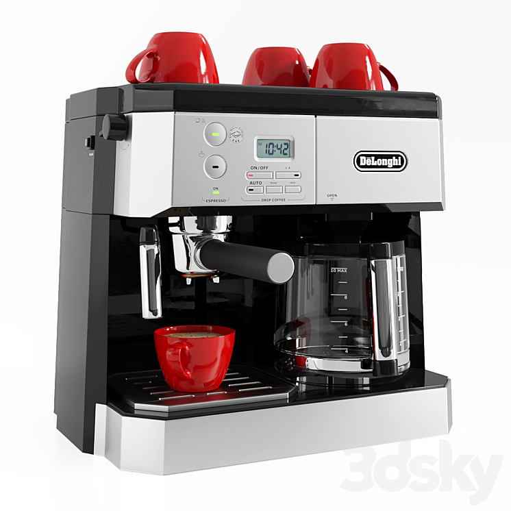 DeLonghi BCO430 coffee machine Kitchen appliance 3D model