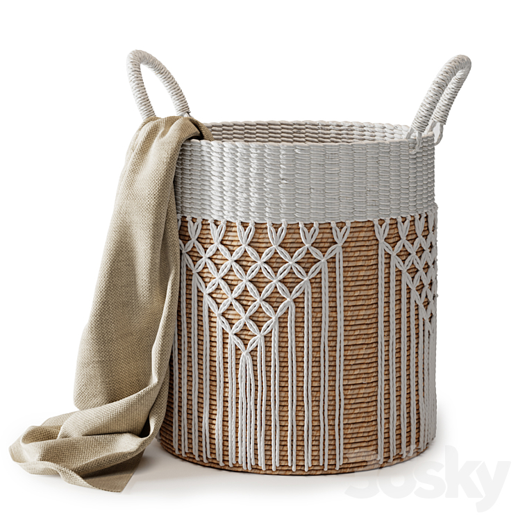 Baskets Set 03 3D Model