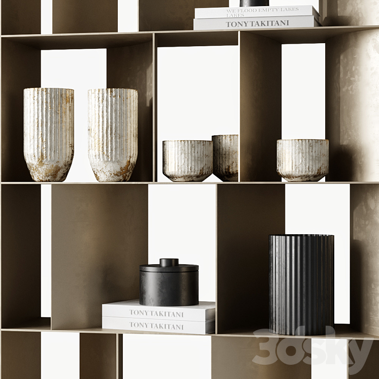 Nautilus Bookcases 3D Model