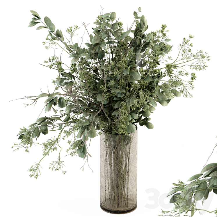 Bouquet – Branch in vase 23 3DS Max - thumbnail 1