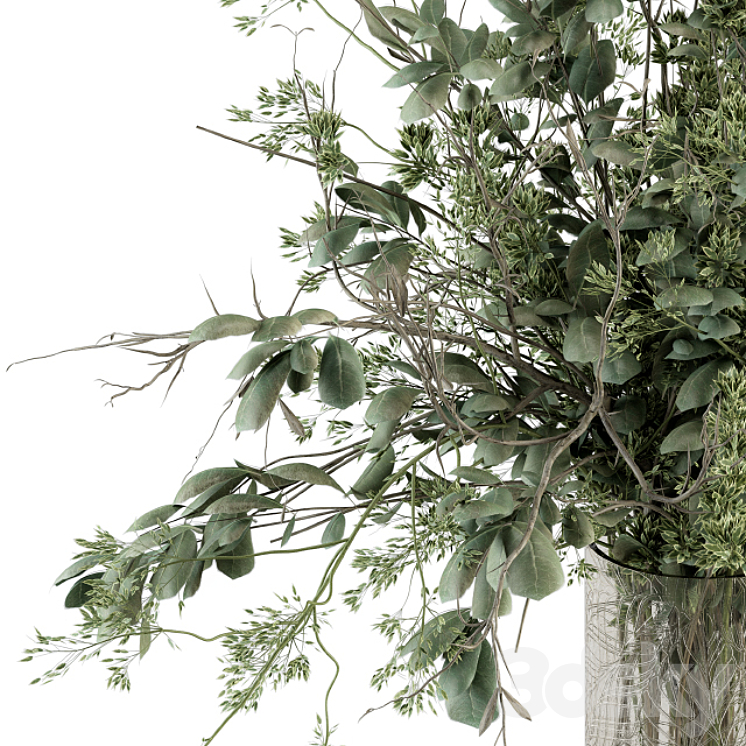 Bouquet – Branch in vase 23 3DS Max - thumbnail 2