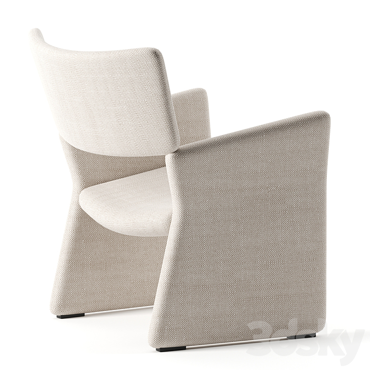 CROWN EASY CHAIR by Massproduction 3DS Max Model - thumbnail 2