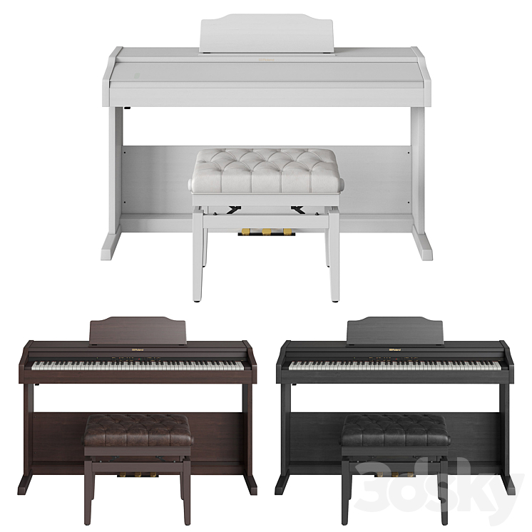 Roland RP 501 R 3D Model