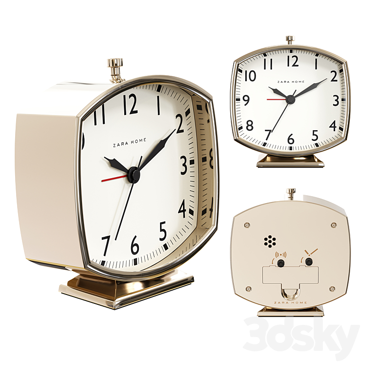 Zara Home – The vintage style watches 3D Model