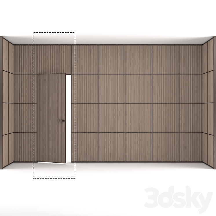 Rimadesio Modulor Doors 3DS Max - thumbnail 2