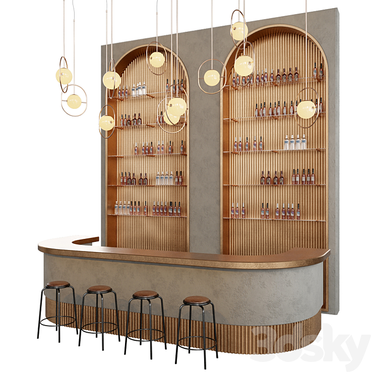 Loft bar 10 3D Model