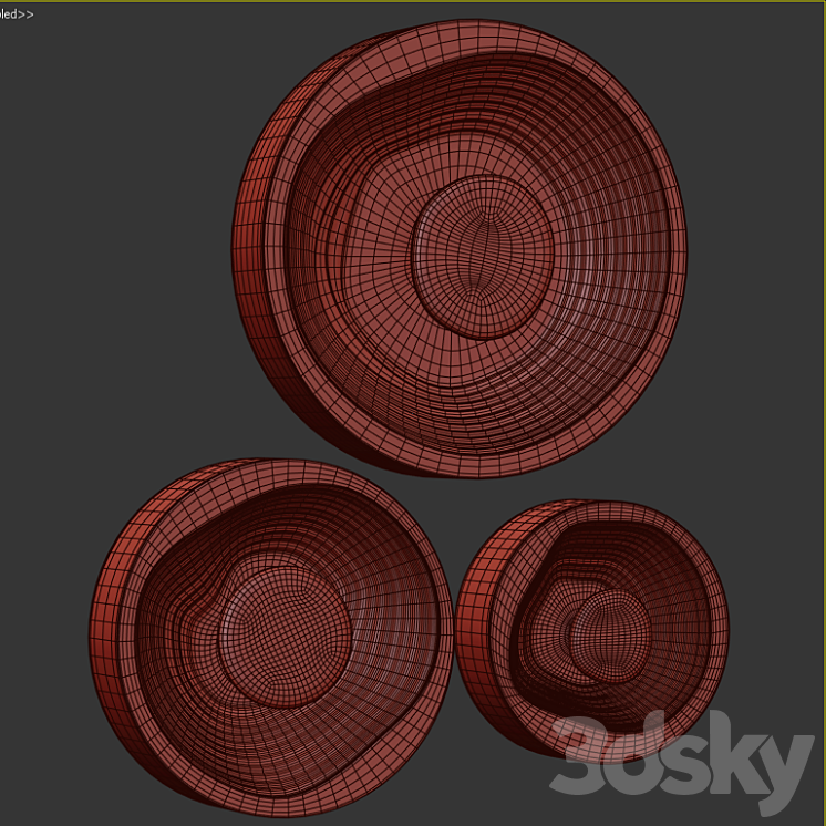 Falling Stars Sconce 3D Model
