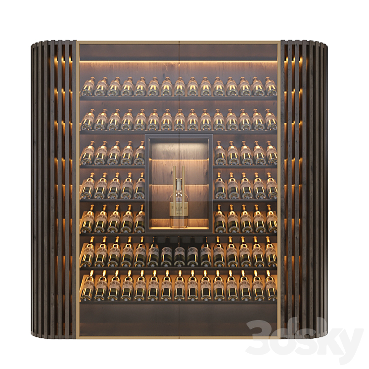 Wine Cellar 3DS Max - thumbnail 2