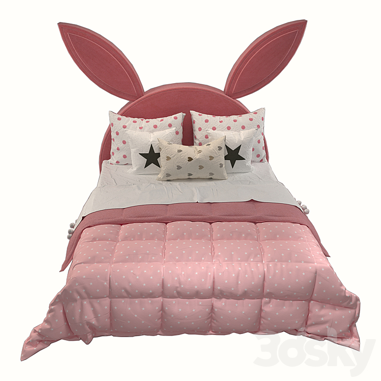 rabbit bed 3D Model