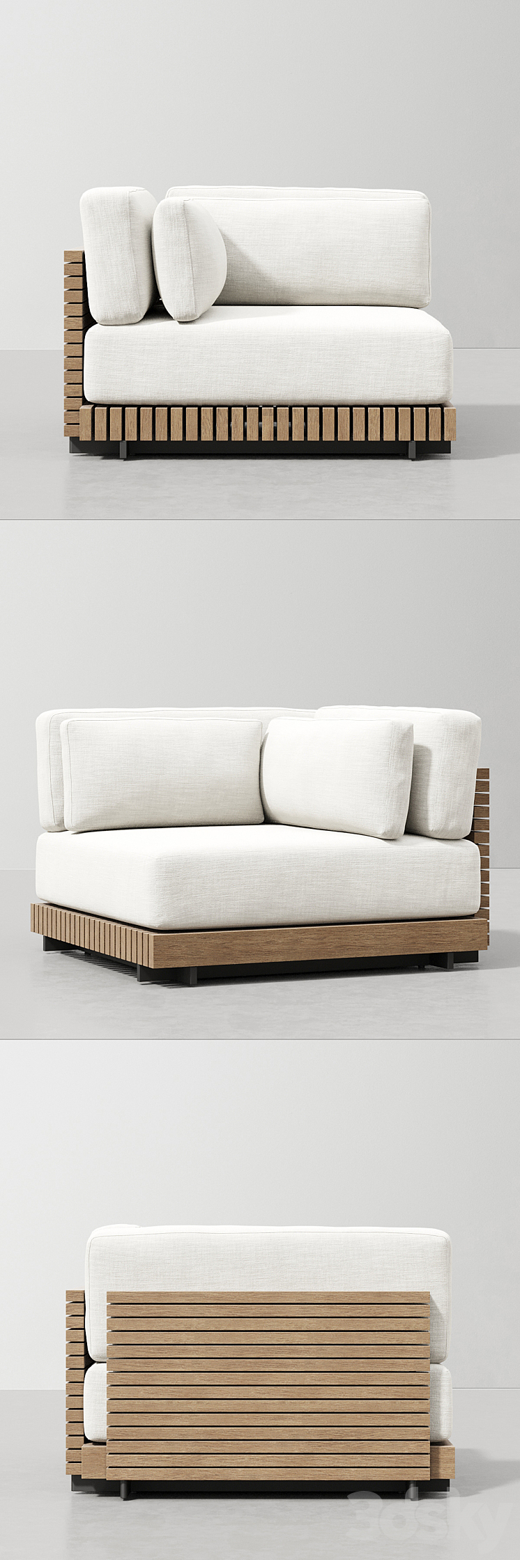 CAICOS MODULAR SOFA_13 3D Model