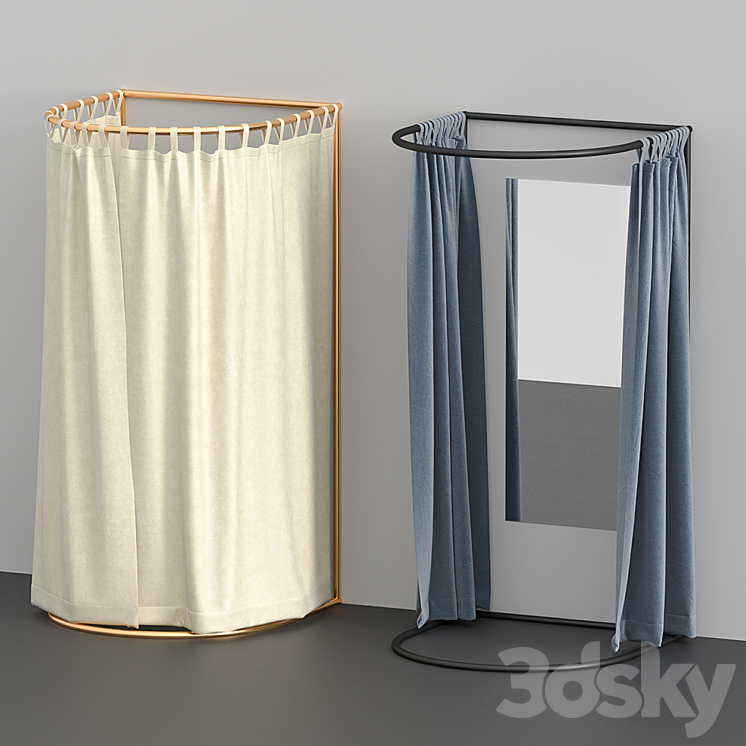Fitting room 3D Model