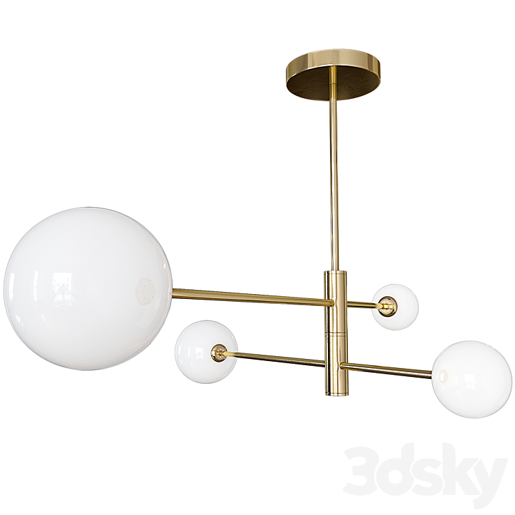 Ceiling chandelier Lumion ESTELLE 4418 \/ 4C 3DS Max - thumbnail 2