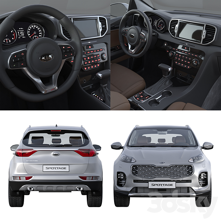 Kia sportage 3D Model