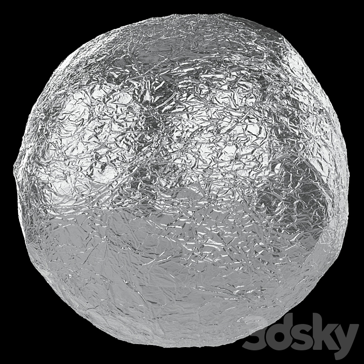Foil material 3D Model